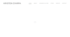 Desktop Screenshot of kristendarpa.com